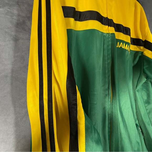 Vintage ORRO Dri-Fit Technical Sportsgear Jamaica Track Jacket Embroidered Sz XL - Picture 5 of 10